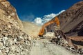 Road cleaning in Himalayas