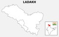 Ladakh map District map of Ladakh. Ladakh map with district and capital. Colour full district map of Ladakh.