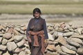 A Ladakhi female from north Indian state Korzokh