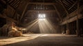 ladder barn inside