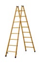 Ladder (Clipping path) isolated on white background Royalty Free Stock Photo