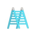 Ladder icon, cartoon style