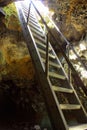 Entrance to Golden Dome Cave, Lava Beds National Monument, California