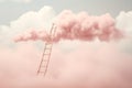 Ladder leading to the clouds