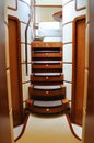 Ladder of luxury yacht Royalty Free Stock Photo