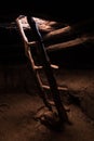 Ladder into Pueblo Kiva