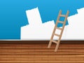 Ladder in room