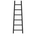 Ladder with rungs for climbing to the top, stepladder stock illustration Royalty Free Stock Photo