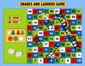 Ladder snakes game,Funny frame for children