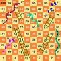 Ladder snakes game,Funny frame for children