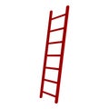 Ladder stair icon, cartoon style
