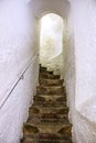 ladder steps in old Munich Cathedral church, Bavaria, Germany Royalty Free Stock Photo