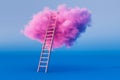 A ladder straight to the pink cloud