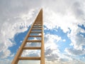 Ladder to the clouds Royalty Free Stock Photo