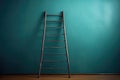 ladder with uneven rungs symbolic of inconsistent job hopping