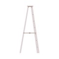 Ladder vector flat equipment tool icon step. Development repair simple worker construction climb. High stepladder