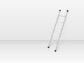 Ladder in white room