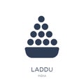 Laddu icon. Trendy flat vector Laddu icon on white background fr