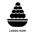 Laddu icon vector isolated on white background, logo concept of