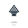 Laddu icon vector. Trendy flat laddu icon from religion collection isolated on white background. Vector illustration can be used
