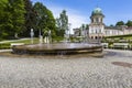 LADEK ZDROJ, POLAND - JUNI 05, 2017: Ladek Zdroj is a town in Kl Royalty Free Stock Photo