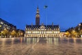 Ladeuze square of Leuven in the evening Royalty Free Stock Photo