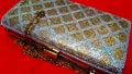 Ladies Bridal Golden Color Hand Bag Or Purse. Fashion. Royalty Free Stock Photo