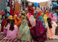 Ladies at the Camel fair, Jaisalmer, India