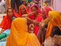 Ladies at the Camel fair, Jaisalmer, India