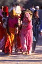 Ladies at Camel fair, Jaisalmer, India