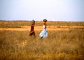 Ladies carrying, Jaisalmer, India