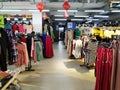 Ladies External Top Wear Dresses and Costumes Sales in a Store or in Vishal Mall. Interior Design of a Textile Shop