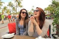 Ladies Laughing on South Beach Miami