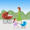 Ladies with prams