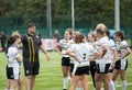 Ladies Rugby League Coach Talking Tactics