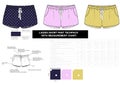 ladies short pant techpack