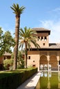 Ladies Tower at the Alhambra in Granada Royalty Free Stock Photo