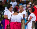 Ladies in the town square