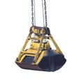 Ladle crane with coal Royalty Free Stock Photo
