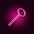 ladle icon. Elements of kitchen tools in neon style icons. Simple icon for websites, web design, mobile app, info graphics