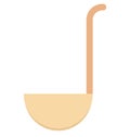Ladle Isolated Vector Icon editable Royalty Free Stock Photo