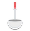 Ladle Isolated Vector Icon editable Royalty Free Stock Photo