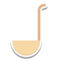 Ladle Isolated Vector Icon editable Royalty Free Stock Photo