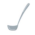 Ladle. Kitchen utensils concept. Item for pouring delicious soup. Ladle icon.