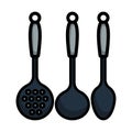 Ladle Set Icon Royalty Free Stock Photo