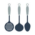 Ladle Set Icon Royalty Free Stock Photo