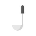 Ladle soup, Kitchen utensil Flat design icon vector