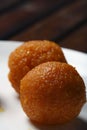 Ladoo - laddu is a sweet dish from India