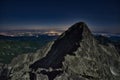 Ladovy stit in High Tatras during night