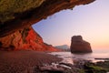 Ladram Bay in Devon, UK.